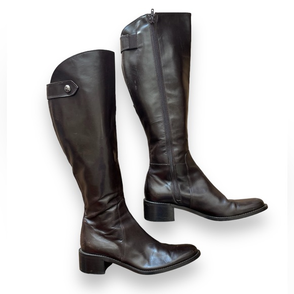 Butter Brand Brown Leather Boots Size 37.5 - Picture 9 of 13